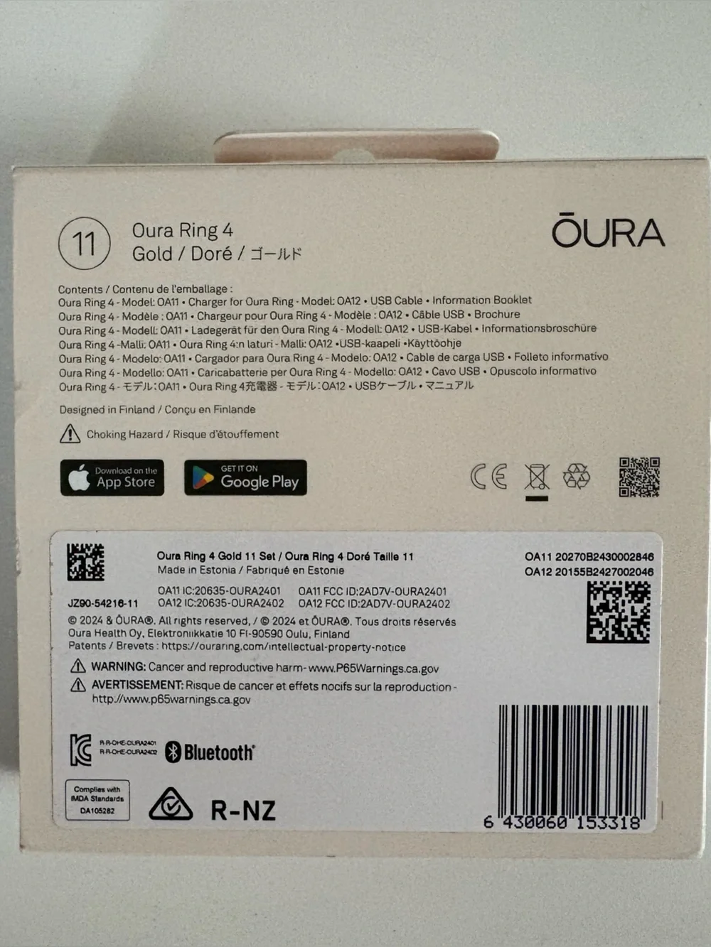 Oura Gen 4 Gold